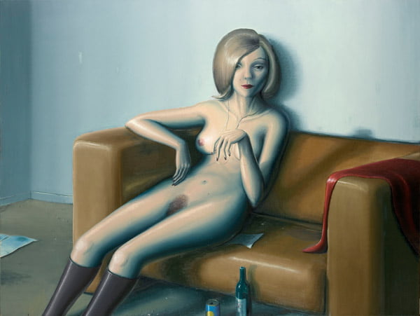 Michael Kirkham: Woman In Living Room, 2004, Gemeentemuseum Den Haag