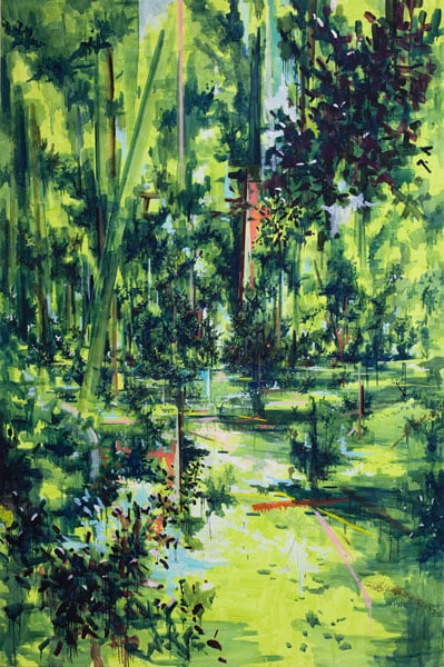 David Schnell - Schatten (2009, olieverf op doek, 300 x 200 cm)