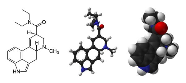 LSD formules en 3D-model